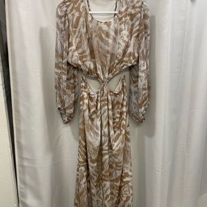 Brand new never worn Zara cut out maxi dress